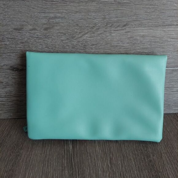 Rachel Pally Paradise Reversible Faux Leather & Canvas Zippered Clutch - Picture 3 of 13